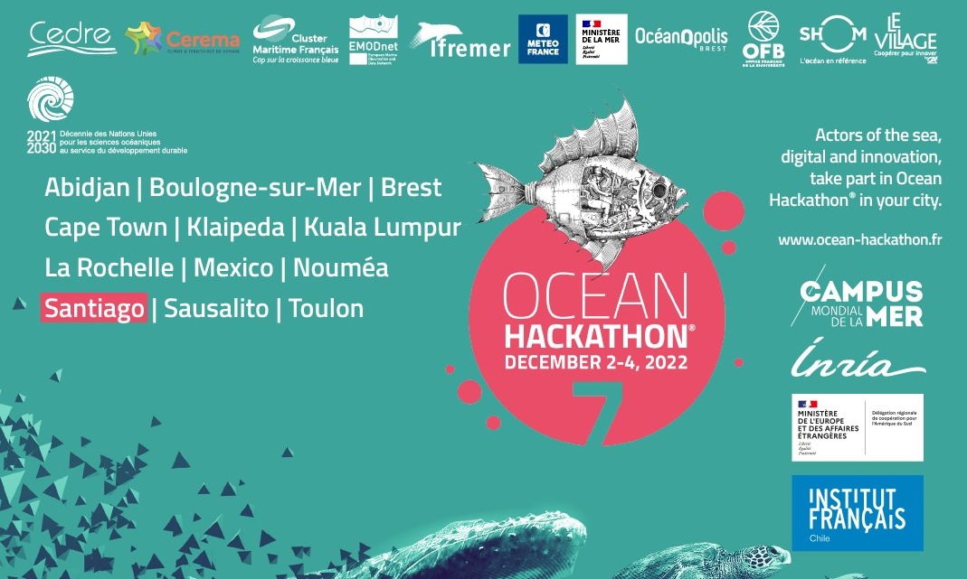 Científicas y científicos chilenos competirán en Hackathon mundial que busca salvar los océanos