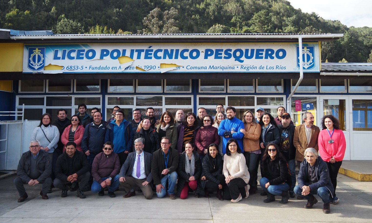 En la Región de Los Ríos: Docentes de acuicultura realizaron gira técnica al Liceo Politécnico de Mehuín