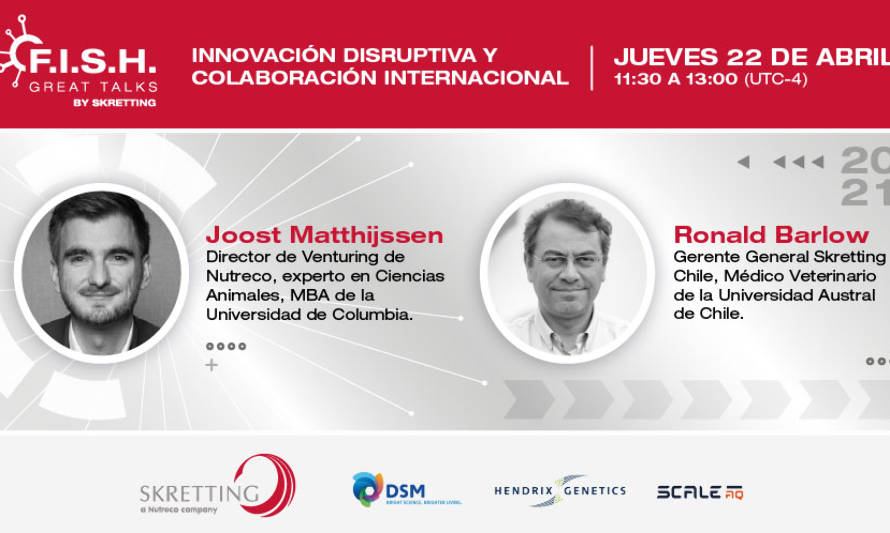 Este jueves: innovaciones revolucionarias en un nuevo ciclo de FISH Great Talks de Skretting