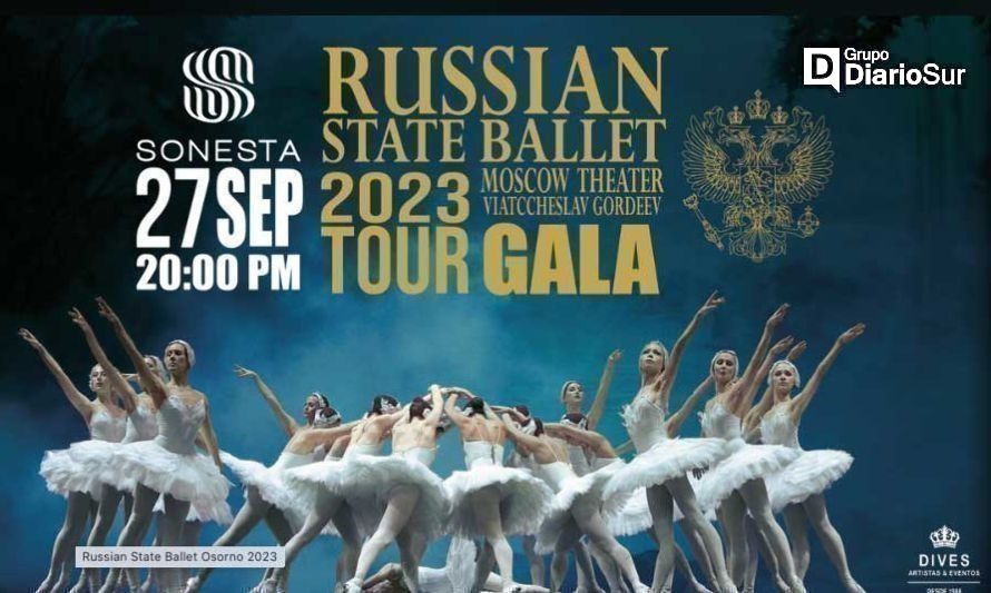 Hotel Sonesta de Osorno recibe este miércoles al Russian State Ballet del Teatro de Moscú